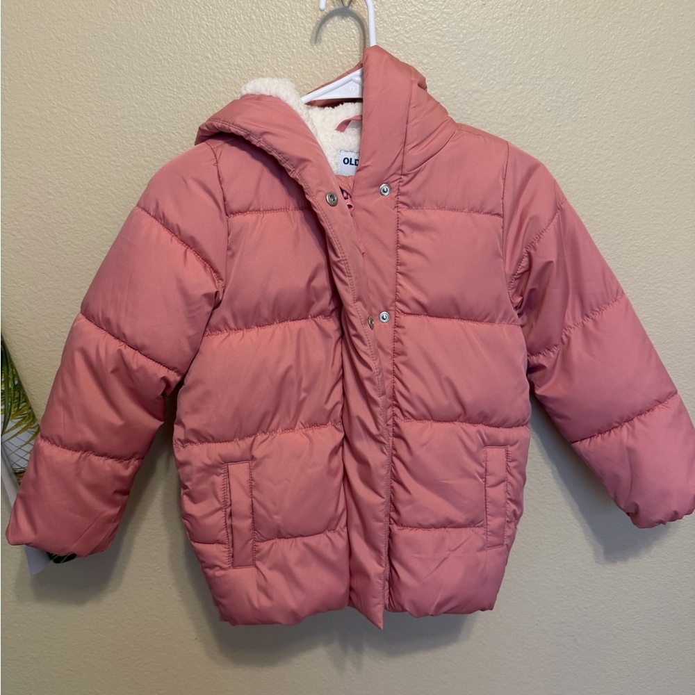 Old Navy Pink Kids Puffer Jacket